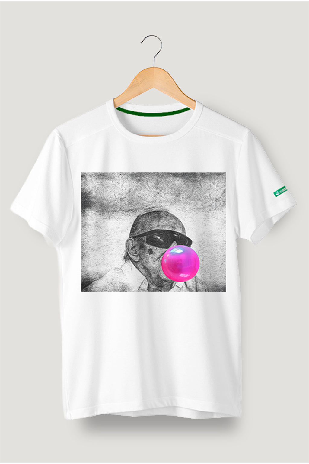 Camiseta Tradicional Algodão Chiclete Unissex